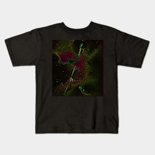 Black Panther Art - Glowing Edges 212 Kids T-Shirt